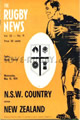 NSW Country v New Zealand 1974 rugby  Programmes